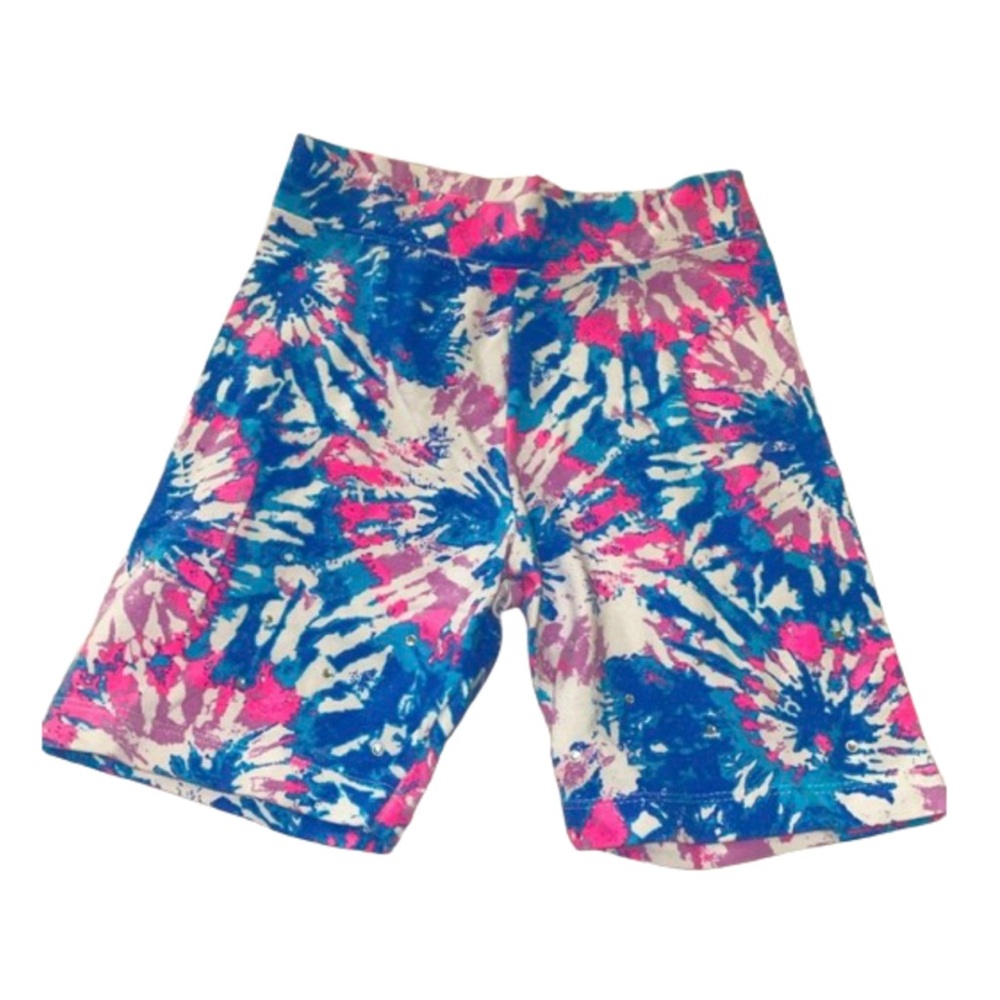 Kids Tide dye  biker shorts